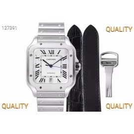 [9015 MOVE] Santos de Cartier Large 2018 40mm BV 1:1 Best Edition - 까르띠에 산토스 베스트 에디션 - CT499